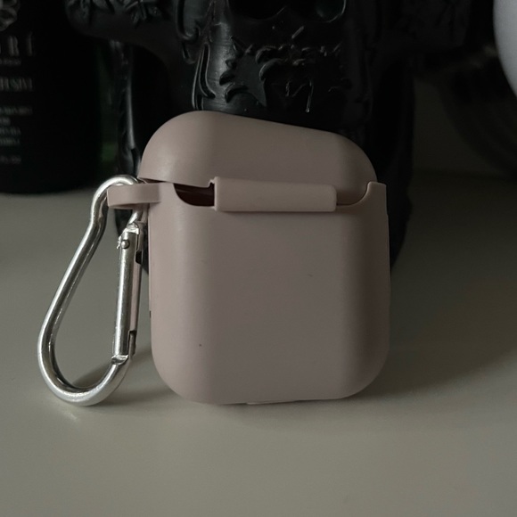 3/$15 AirPods Case Soft Silicone Skin Cover Protective Case with Keychain Purple - Picture 3 of 4